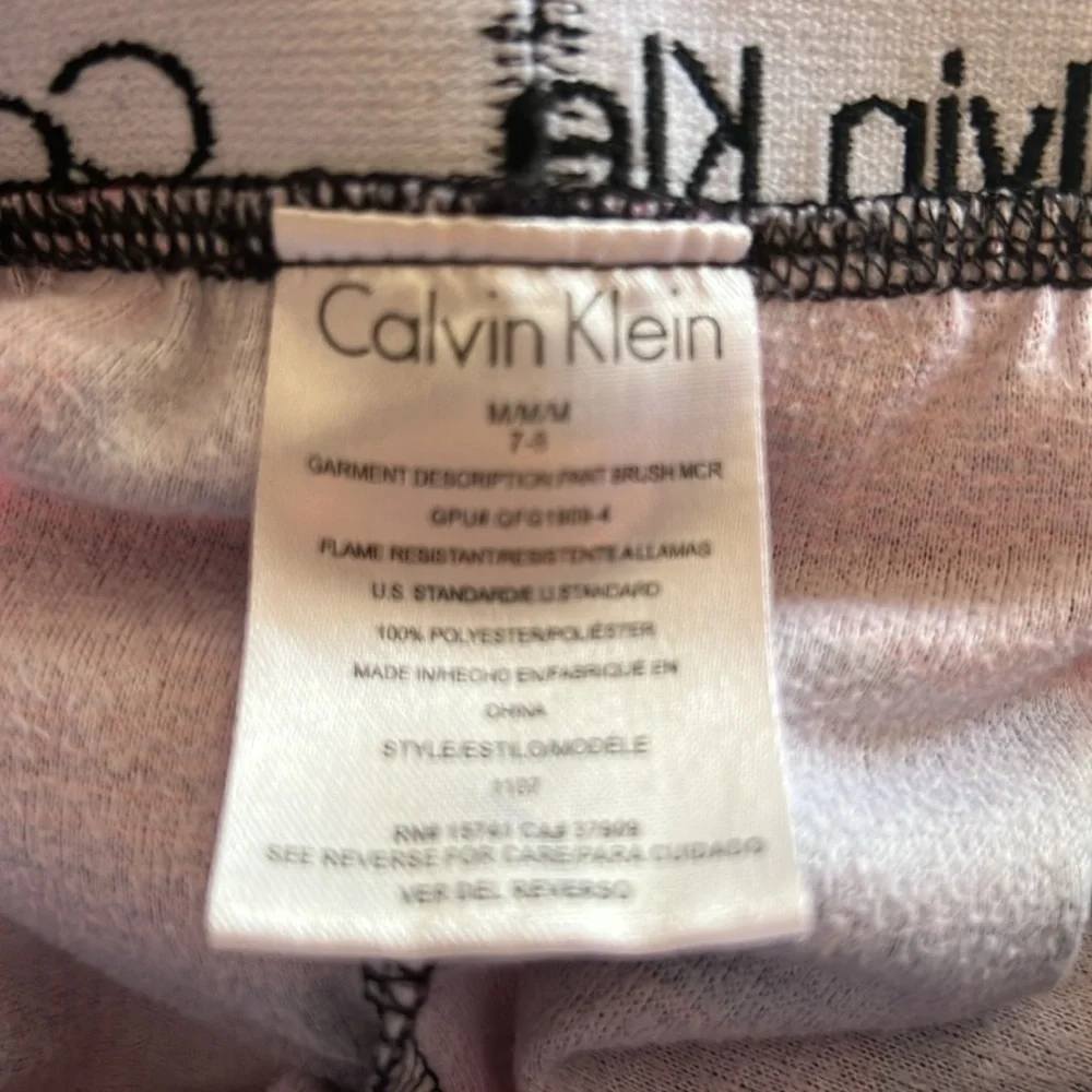 Calvin Klein Buffalo plaid lightweight flannel sleep pants
